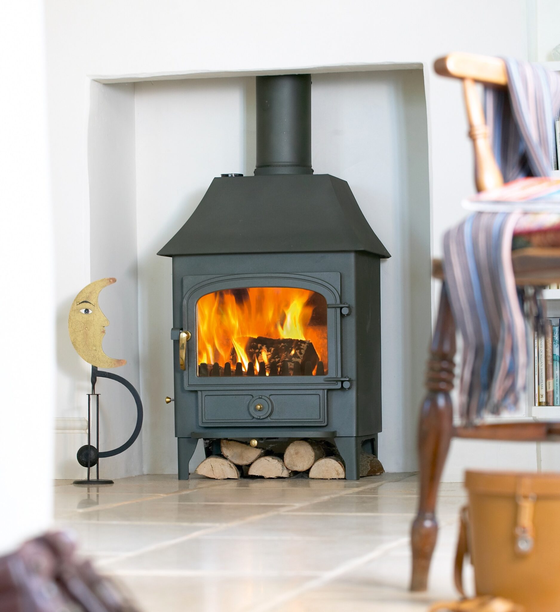 Clearview Vision 500 Multifuel Stove 8kw In Black