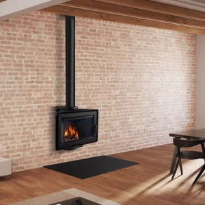 Rocal Angle Wall Hung Wood Burning Stove