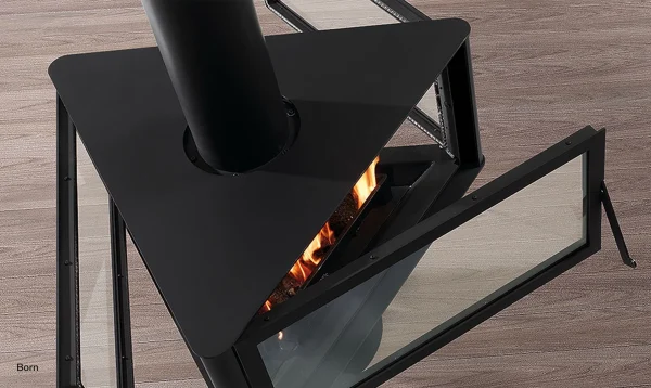 Rocal Born Central Suspended Wood Burning Stove (1) £0.00