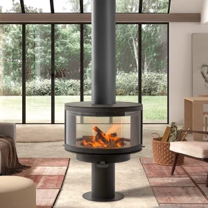 Rocal Ronde Central Wood Burning Stove