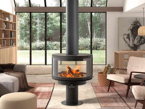 Rocal Ronde Central Wood Burning Stove