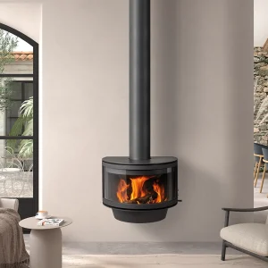 Rocal Frontal Wall Hung Wood Burning Stove