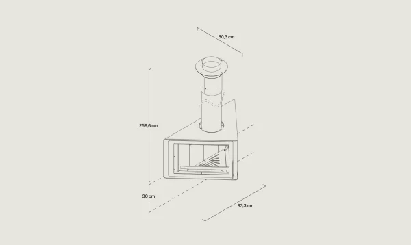 Rocal Vertex Wall Hung Wood Burning Stove (4) £0.00