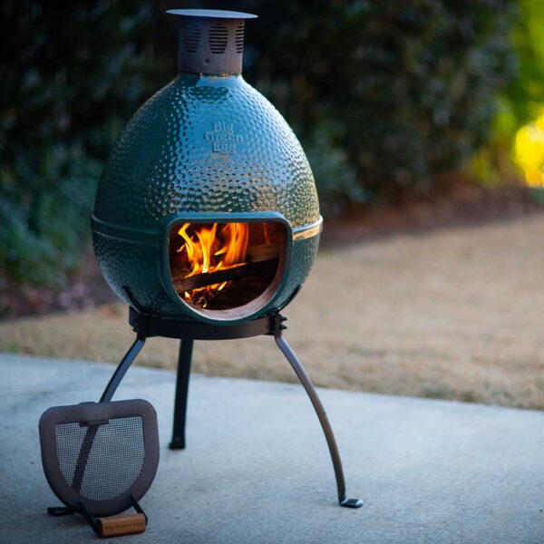 Big Green Egg Chiminea