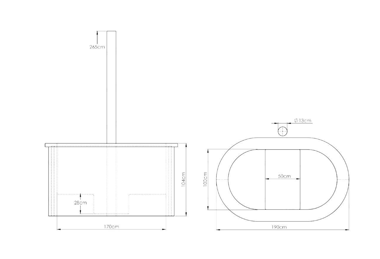 TubTub - Wood Fired Hot Tub - 2 Person (1) £3,207.50