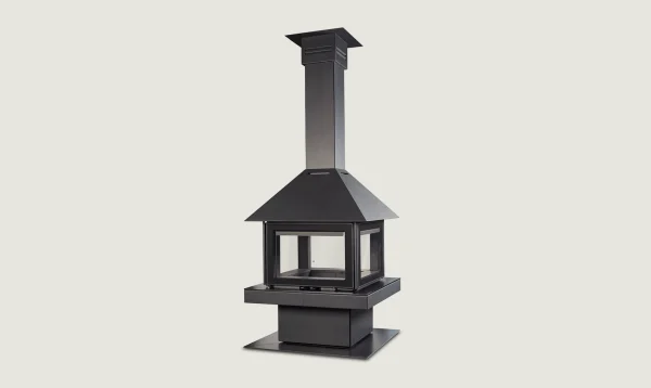 Rocal Giselle Central Wood Burning Stove (1) £0.00