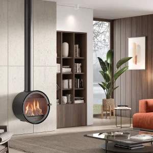 Rocal D-7 Wall Mounted Wood Burning Stove