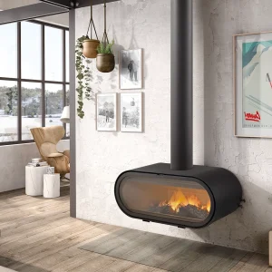 Rocal D-8 Wall Mounted Wood Burning Stove