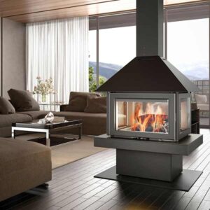 Rocal Giselle Central Wood Burning Stove