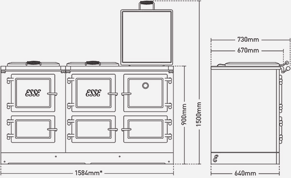 Esse 1600 X - Electric Range Cooker (9) £15,179.17